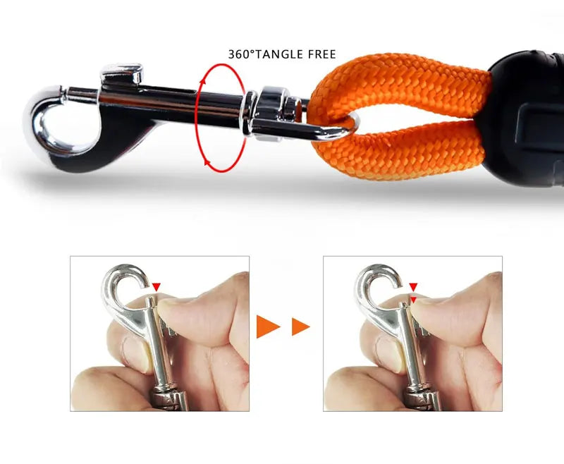 5M/10M/15M Long Rope Training Dog Leash- Heavy Duty Nylon Recall Agility Training Dogs Lead Leash For Medium Large Dog Leash