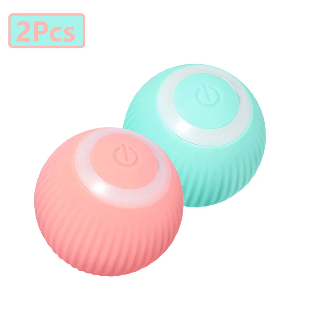 1/4Pc Cat Interactive Ball Smart Cat Toys Electronic Interactive Cat Toy Indoor Automatic Rolling Magic Ball Cat Game Accessorie