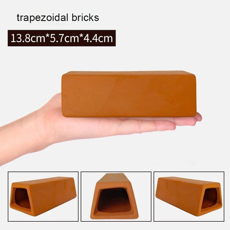 Tank Fish Ceramics Inccubate Hatch Breeding Cave Shrimp Irregular Shelter Decoration Aquarium Accessories Clay Spawning Castle