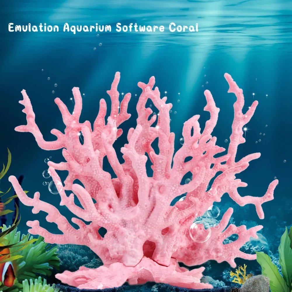Artificial Resin Coral Underwater Fake Plant Ornament Aquarium Ornaments Landscaping Fish Tank Decoration
