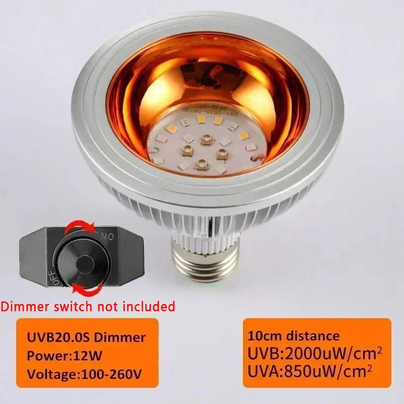 UVA UVB 10.0S 20.0S Turtle Tortoise Lizard Basking Sunlight for Reptile Terrarium Lampe Chauffante Professional Reptile UV Lamp
