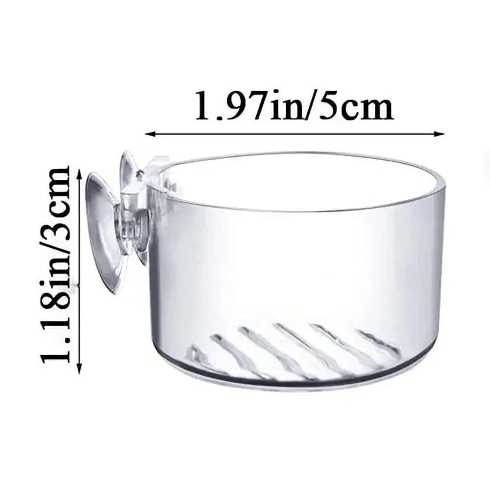 Fish Waterweed Nursery Pot Glass Aquarium Decoration Pot Polka Water Potted Aquatic Planting Cylinder Cup Aquarium Accessories