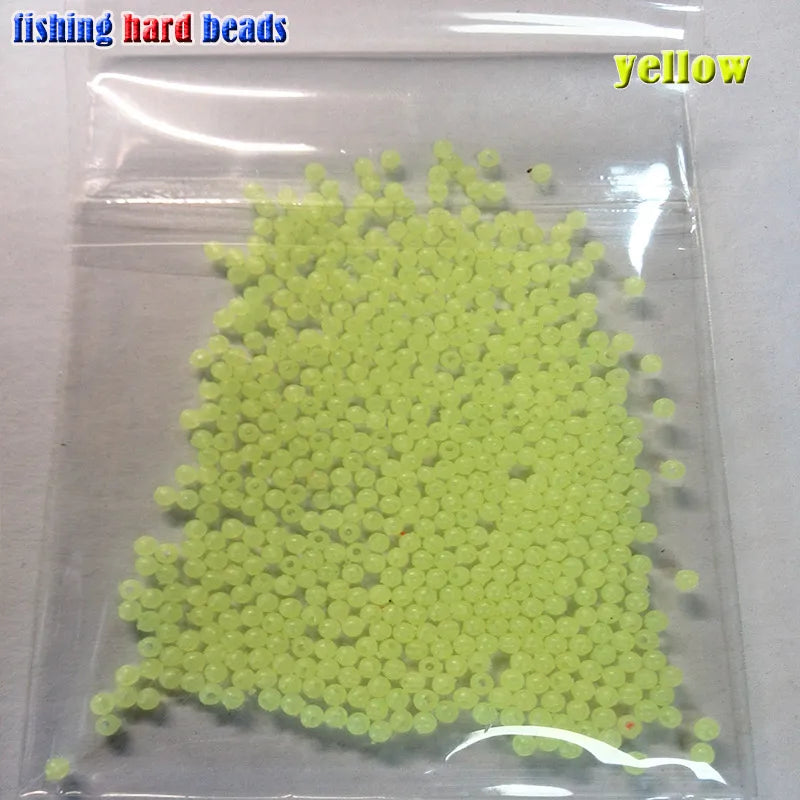 luminous small beads golw in the dark fishing beads quality  500pcs/lot