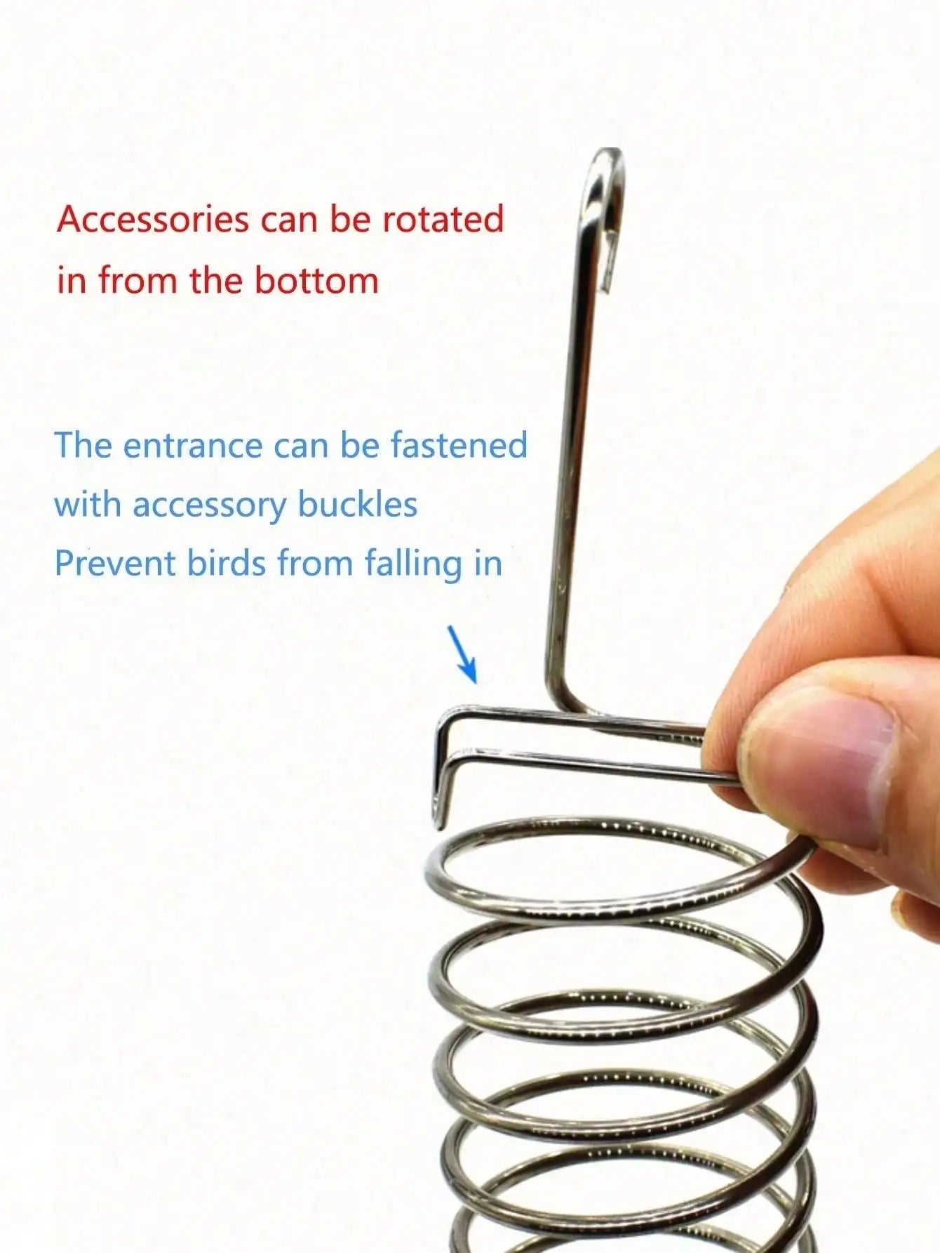 1PC parrot feeder, bird food holder for parrot small birds, hanging bird food feeder