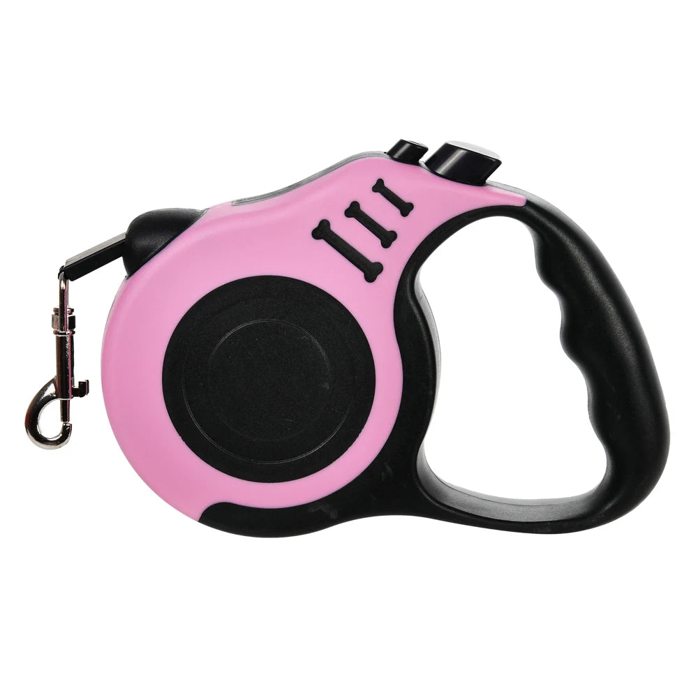 3m 5m Dog Traction Rope For Small Medium Dogs Cats Retractable Strong Durable Nylon Puppy Leash Lead Yorkshire Pet Supplies