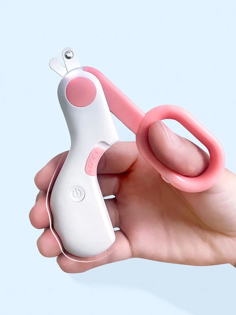 Professional Pet Nail Clipper Scissors With LED Light Cat Dog Nail Clippers Tool Scissors Nail Toeclaw Cutter Scissor Pet Supply