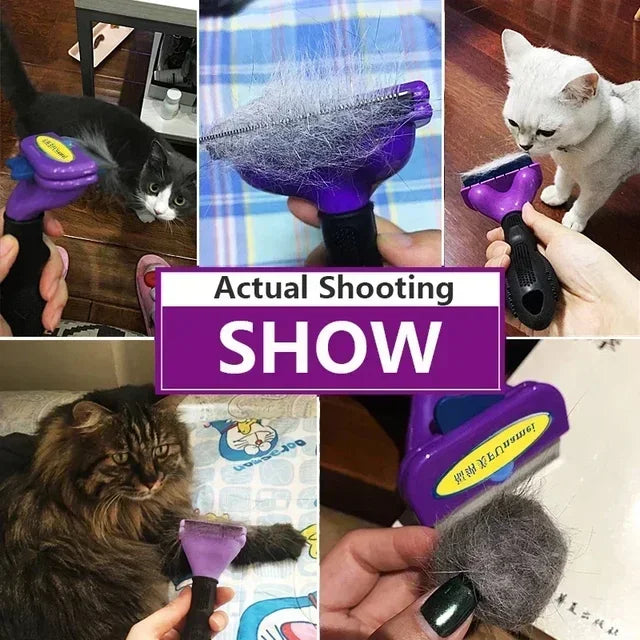 Cat Hair Removal Comb Cat Brush Pet Grooming Brush Dog Comb Cat Hair Massage Comb Cat Hair Remover Cleaning Grooming Cat Combs