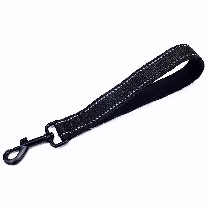 Dog Leash 25cm Dogs Leashes Reflective Short Leash for Medium Large Dog Walking Soft Padded Handle Dogs Leashes Short Pet Chain