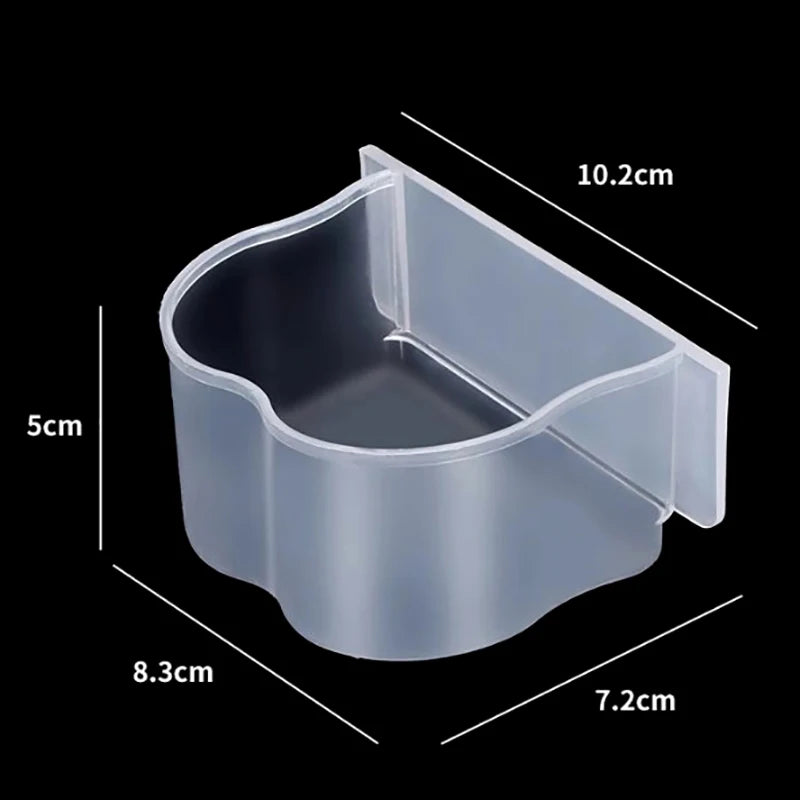 Plastic Hummingbird Feeder Reusable Bird Feeder Lightweight Pet Accessory Practical Feeding Cup Cage Food Water Bowl Bird Feeder