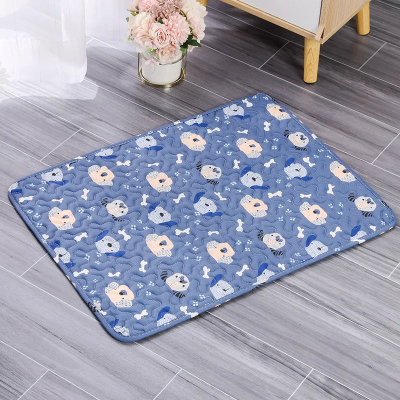 Summer Mat Pet Cooling Ice Blanket Mat Moisture Proof Dog Floor Sofa Cushion Skin Friendly Cat Sleep Breathable Pet Bed Covers