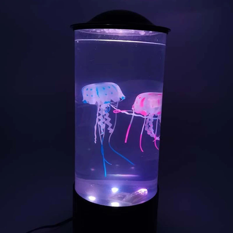 3Pcs Underwater Plant Marine Aquatic Landscape Ornament Artificial Glowing Fluorescent Jellyfish Aquarium Decoration Fish Tank