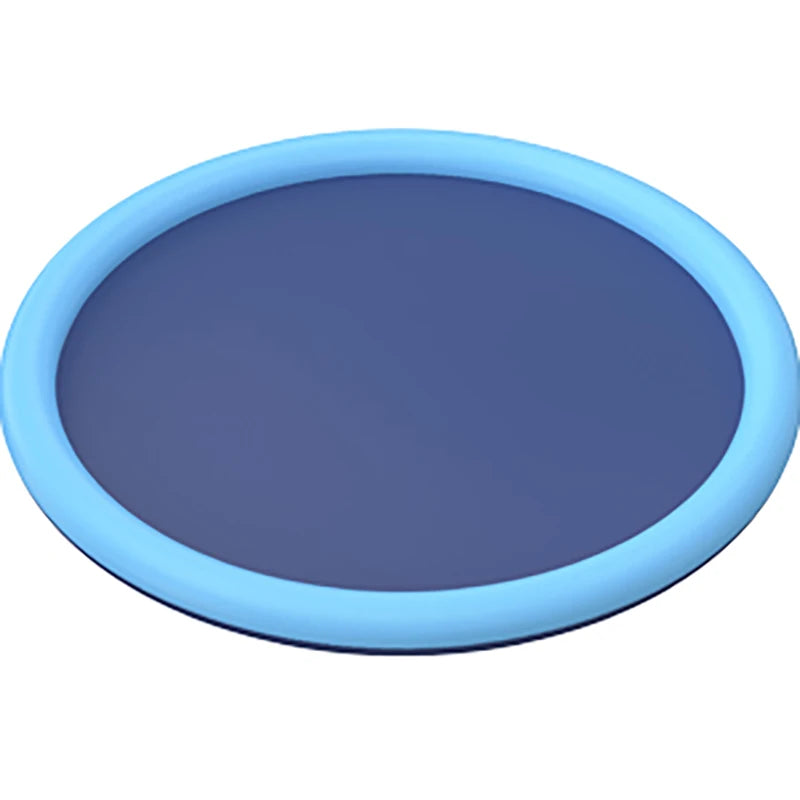 170cm Summer Dog Toy Splash Sprinkler Pad Pet Swimming Pool Interactive for Pet Children Interactive Outdoor Play Water Mat Toys