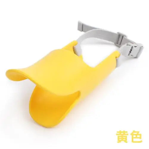 Chien Dog Muzzle Silicone Duck Muzzle Mask for Pet Dogs Anti Bite Stop Barking Muzzle Leather Silicone Dog Muzzles Dog Bandanas