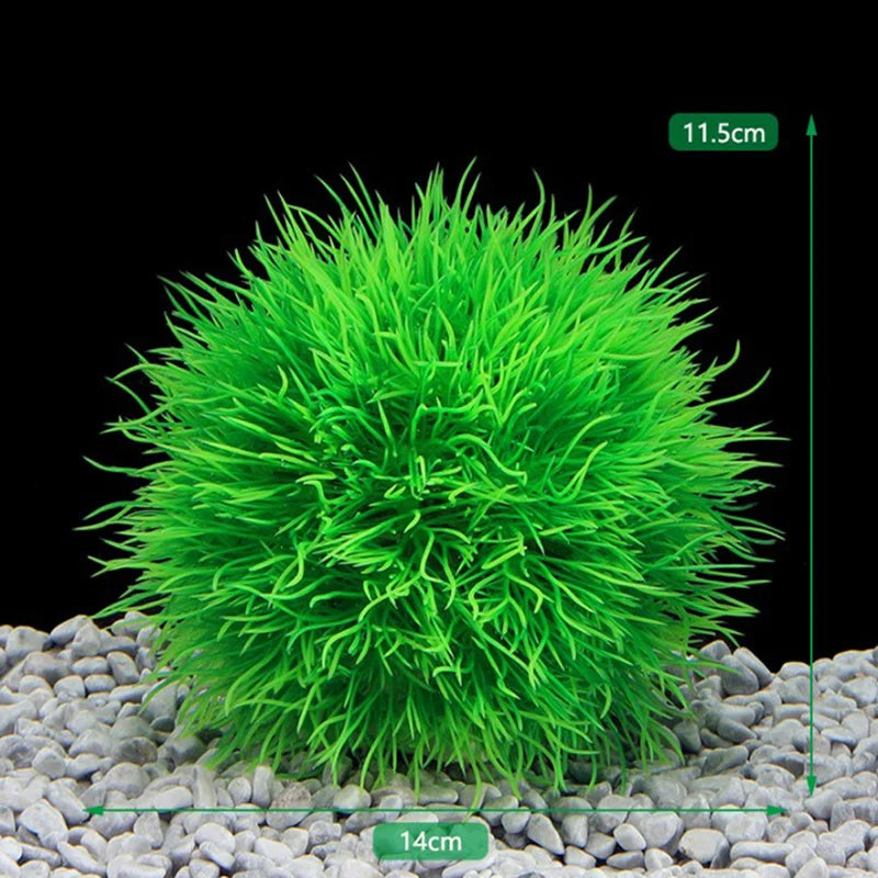 Marimo Moss Balls Live Aquarium Plant Algae Fish Shrimp Tank Ornament Simulation Green Algae Balls Artificial Plant