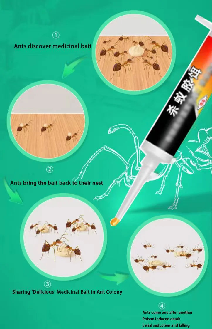 Ant attractant, used for deworming ants, baiting and killing ants
