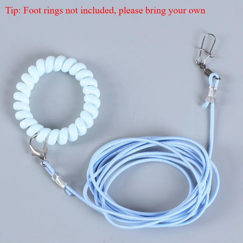 Parrot Bird Flying Training Leashh Rope Anti-flying Foot Chain Outdoor Bird Walking Rope Birds Supplies Training & Behavior Aids