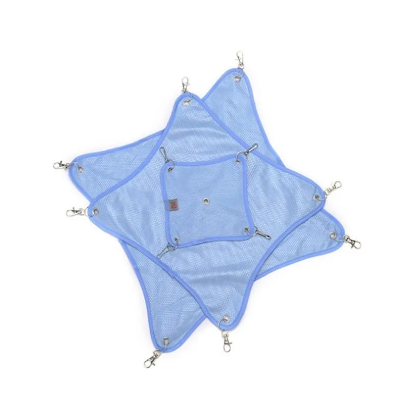 Pet Hammock Breathable Mesh Hamster Rodent Cage Hammock for Rats Guinea Pig Accessories Small Animal Swing Toys Hanging Bed