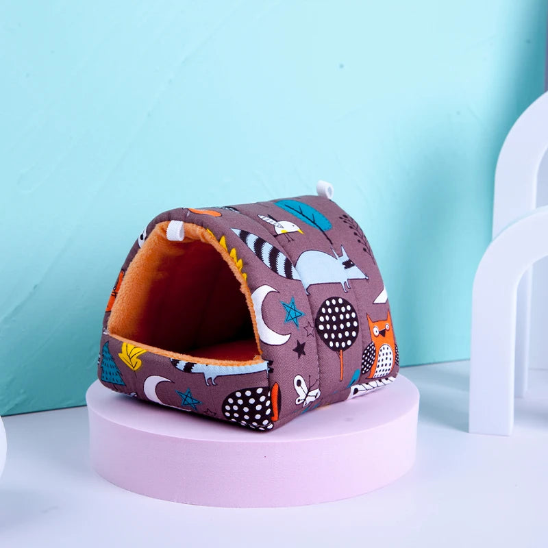 Rodent Hammock Guinea Pig Bed Hamster Bed Rodents Ferret Hammock Guinea Pig Accessories Chinchilla House Pet Guinea Pig Goods