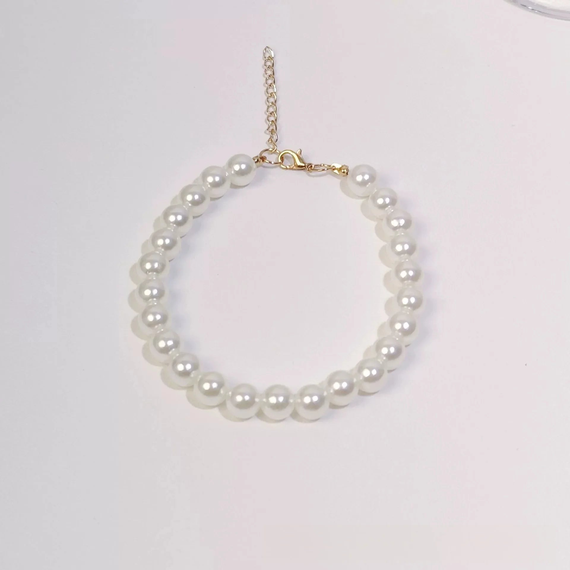 Cat Collar Decoration Pet Cute Exquisite Jewelry Kitten Adjustable Chain Cat Necklace High Simulation Pearls Pet Supplies