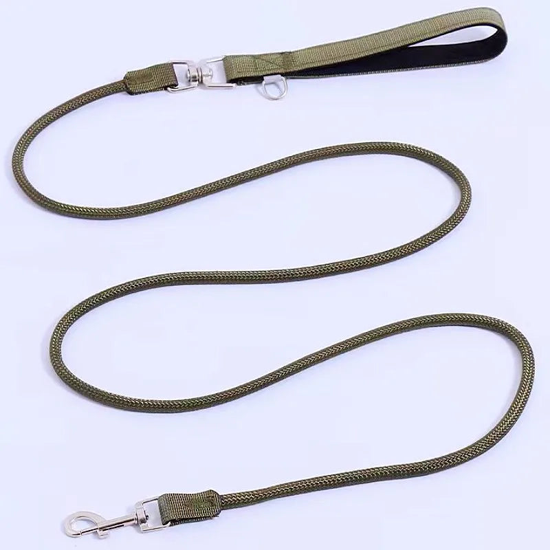 Dog Leash Colorful Long Dogs Leash 2M Pet Chain Nylon Leashes for Dog Walking Comfortabe Handle Dogs Leashes 160cm Pet Supplies