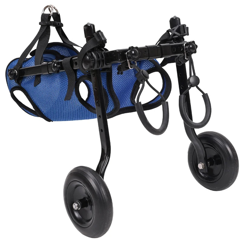 Pet Wheelchair Cart Adjustable Pet Mobility Aids with Wheels Disabled Cat Dog Rehabilitation Walking Mobility Aid Troll