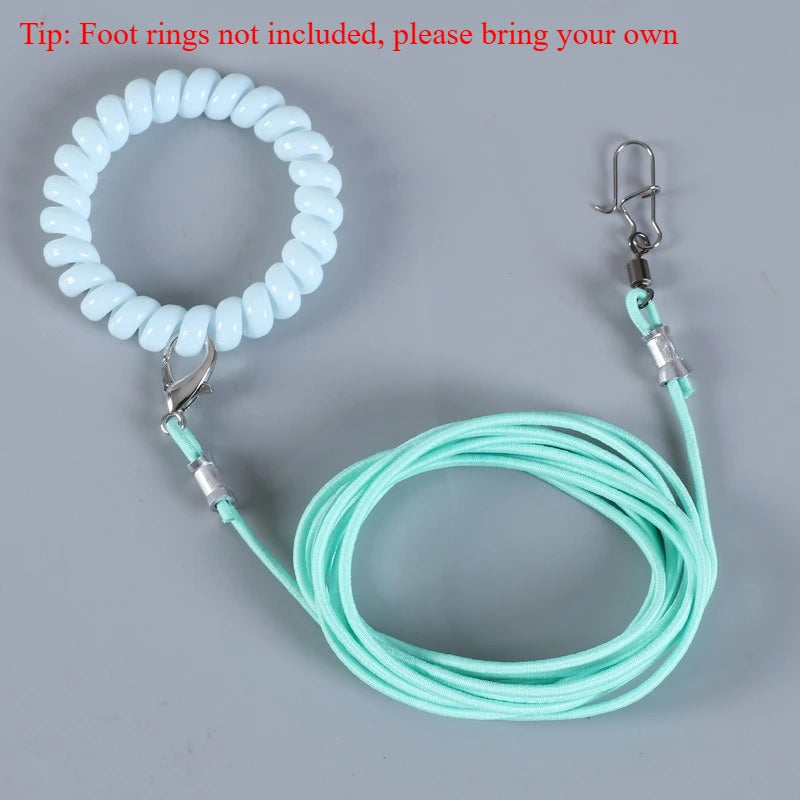 Parrot Bird Flying Training Leashh Rope Anti-flying Foot Chain Outdoor Bird Walking Rope Birds Supplies Training & Behavior Aids