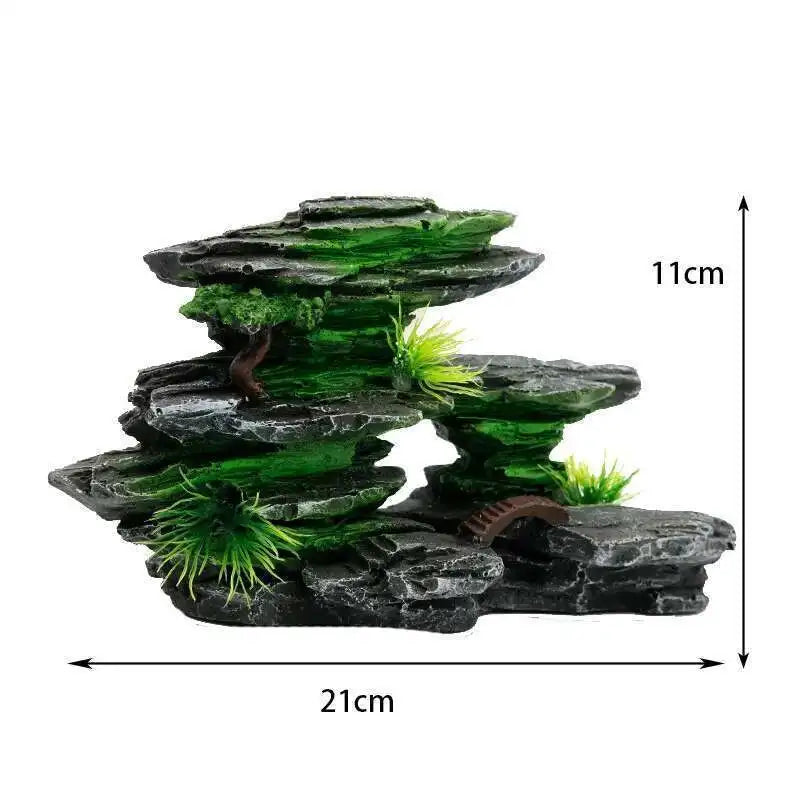 Large fish tank decoration resin aquarium decoration rockery landscape accessories fish tank aquarium decoration background