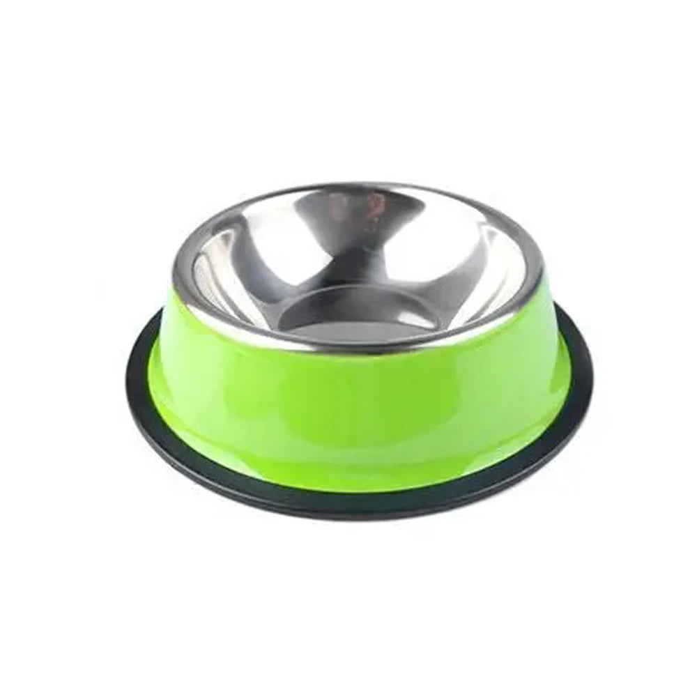 Custom Stainless Steel Pet Bowl Cat Bowl Dog Food Bowl Multi-Specification Anti-fall Food Bowl Food Bowl Feeding Pet Supplies