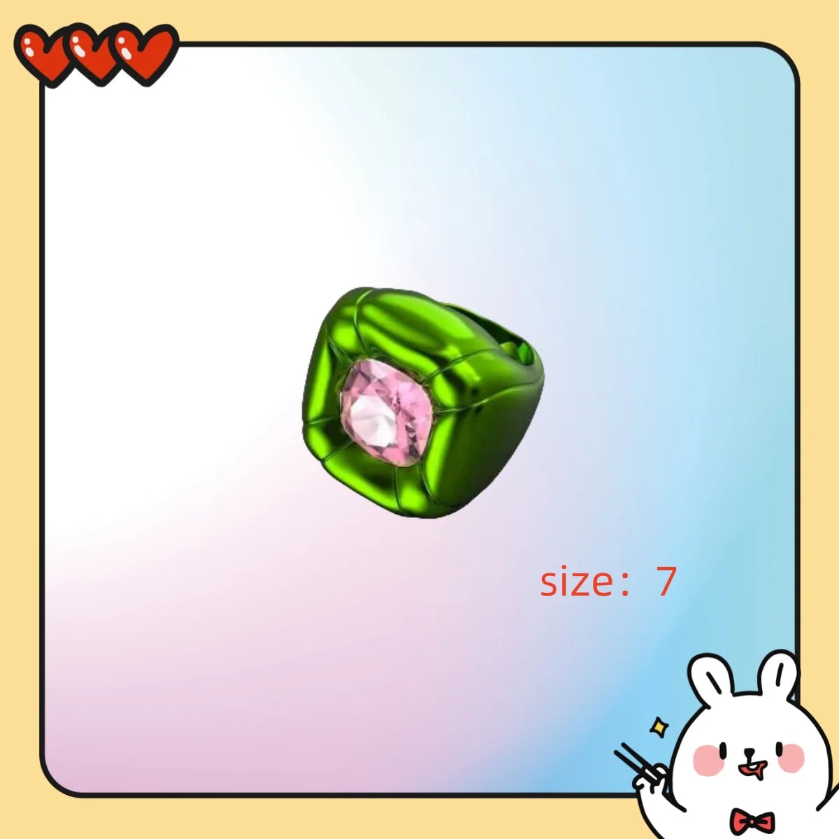 A Luxurious and Minimalist Ring Suitable for Daily and Party Use in The Summer of 2025.