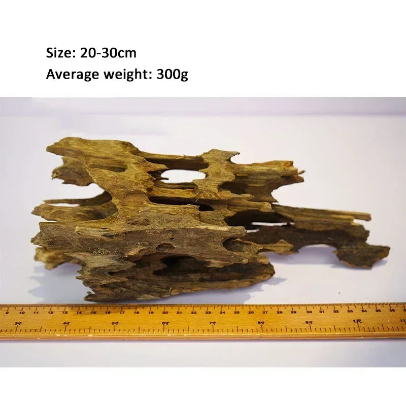 10-40cm Natural Wood Fish Tank Landscaping Decoration Aquarium Accessories Driftwood Ornament Fish Shrimp Reptile Habitats