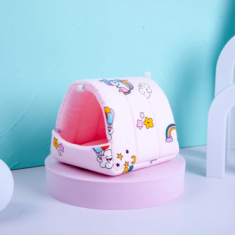 Rodent Hammock Guinea Pig Bed Hamster Bed Rodents Ferret Hammock Guinea Pig Accessories Chinchilla House Pet Guinea Pig Goods