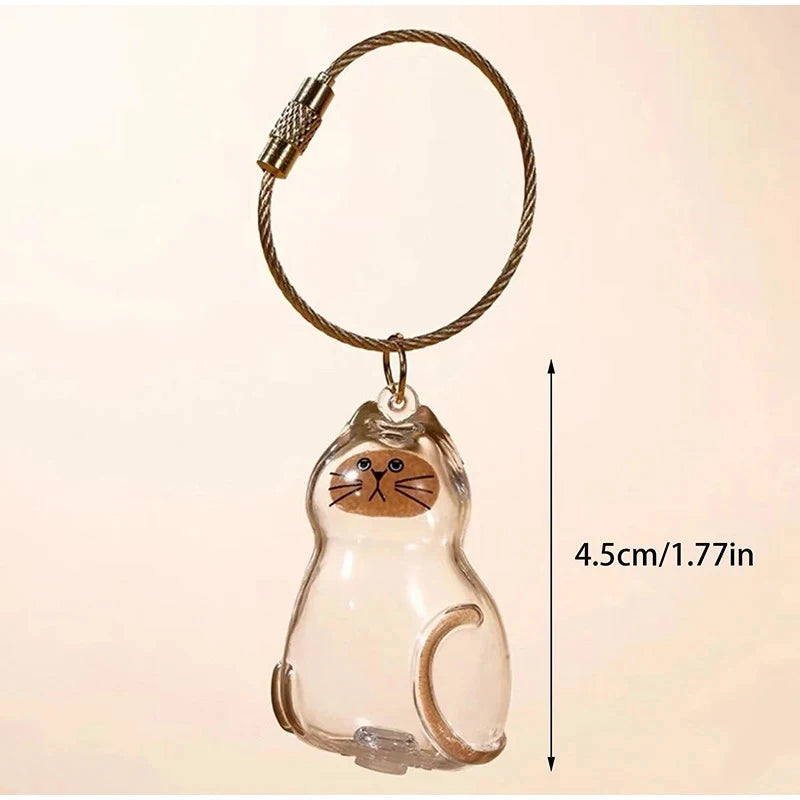 Pet Hair Keepsake Box Memorial Bottle for Cat Fur Storage Container for DIY Decoration Gift Pet Lovers Pet Hair Storage Capsule