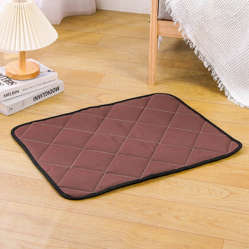 Summer Mat Pet Cooling Ice Blanket Mat Moisture Proof Dog Floor Sofa Cushion Skin Friendly Cat Sleep Breathable Pet Bed Covers