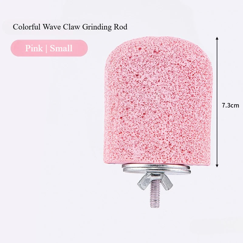 Bird Resin standing paw grinding sticks Nail Trimming Perch Paw Grinding Stick Bird Toys Parrot Grinder Parrot perch bird stand
