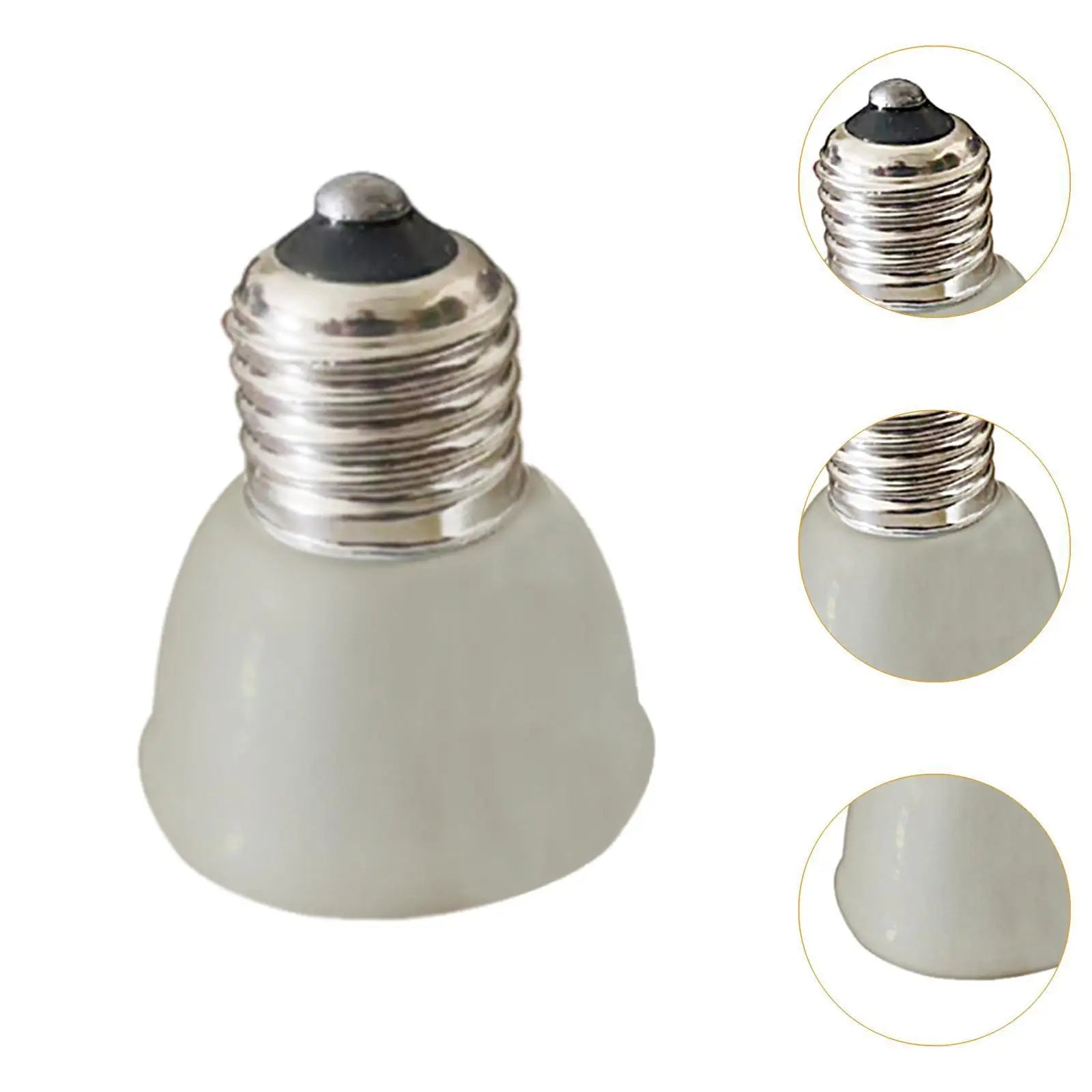 Ceramic Heat Lamp Reptiles Tank Accessory No Light Emitting Mini Reptile Heat Lamp for Tortoise Turtle Reptiles Lizards Chicken