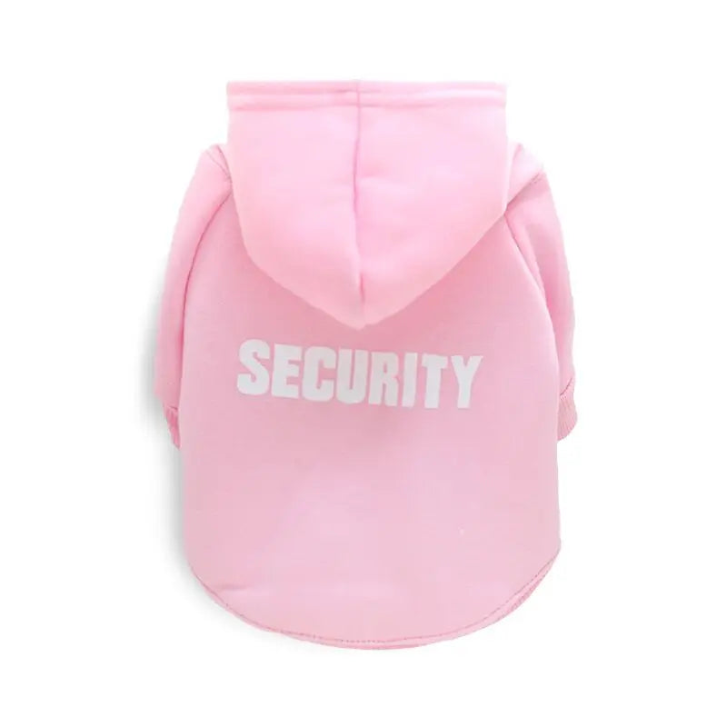 Security Cat Clothes Pet Cat Coats Jacket Hoodies For Cats Outfit Warm Pet Clothing Rabbit Animals Pet Costume For Small Dogs