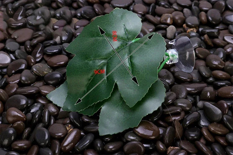 1pcs Fish Tank Artificial Leaf Fish Rest Bed Decor Aquarium Decoration Floating Bed Leaf Hammock FightingPerch Betta Spawning