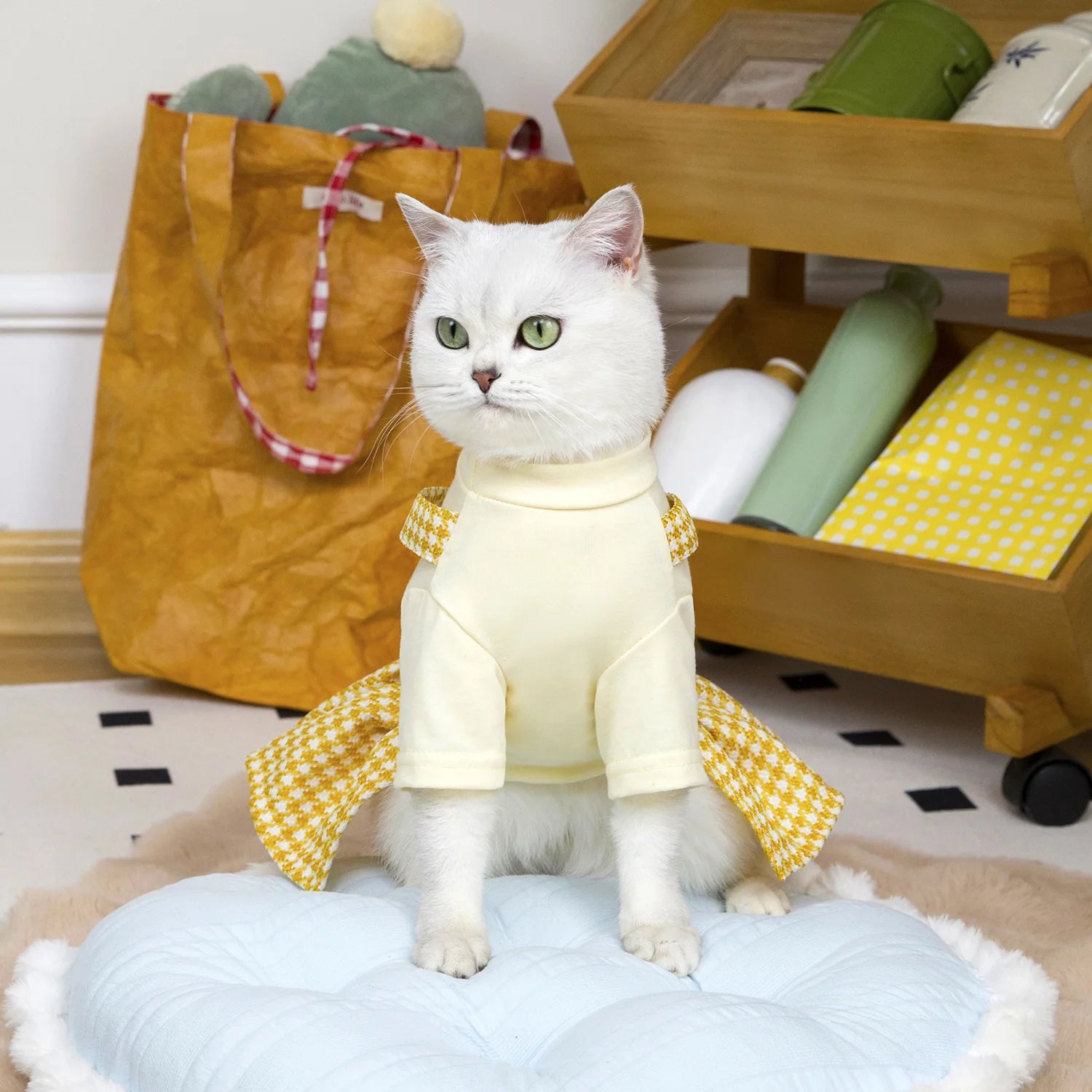 Spring Dog Cat Clothes for Cats, Luxury Brand Design Pet Cat Overalls Dress Puppy Princess Tutu Skirts Small Dog Kitten Costume