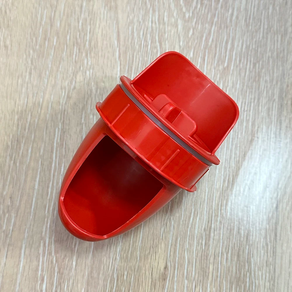 Chicken Feeder Poultry Feeding Supplies DIY Rain Proof Poultry Feeder Port Gravity Feed Kit For Buckets Barrels Bins Troughs