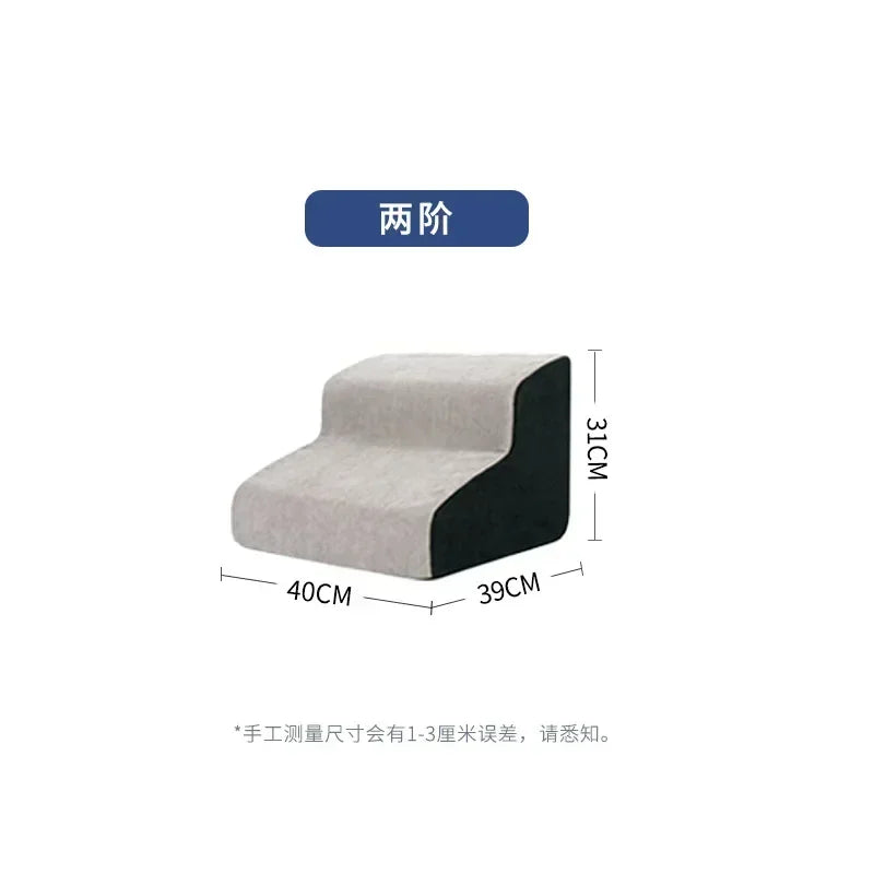 Dog Stairs Wave Pet Stairs Dog Climbing Ramp Household Pet Multi Step Climbing Stairs