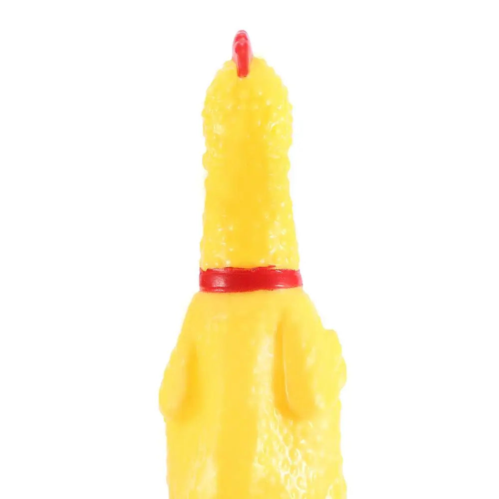 1 Piece Lovely Rubber Cute Pet Squeaky Toy Pet Supplies Screaming Chicken Pet Dog Chew Toy