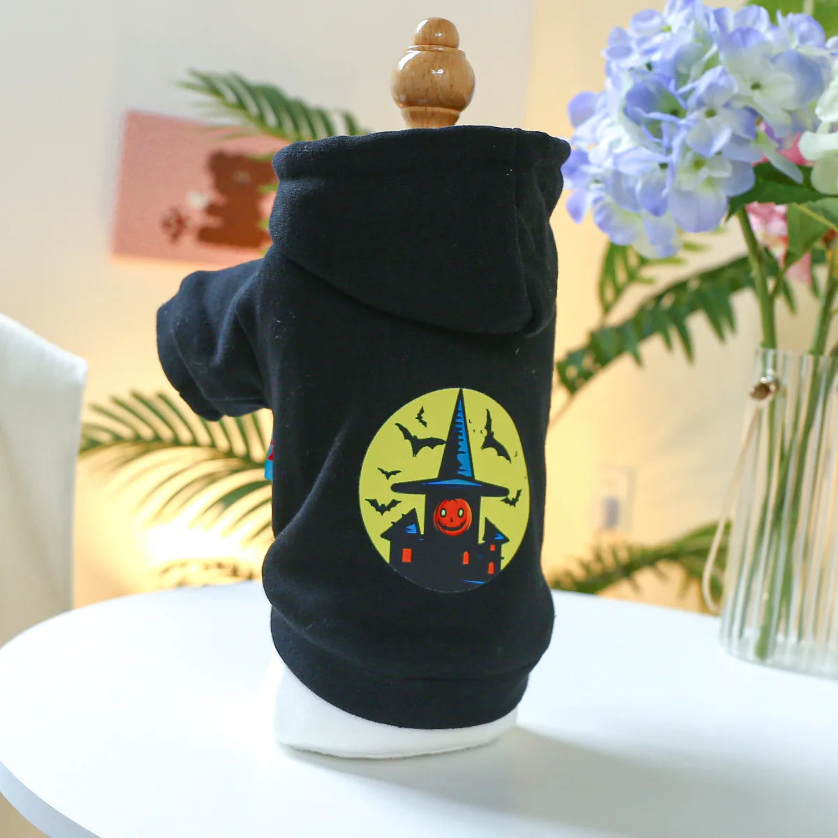 Halloween Cat Puppy Hoodies Autumn Winter Pet Pullovers for Small Dogs Cats Sphynx Clothing Kitten Costume ropa para gatos