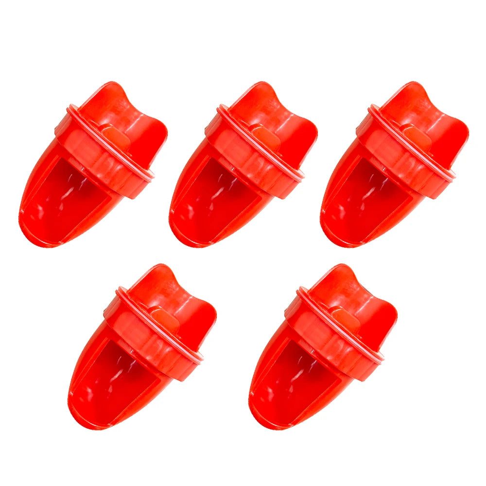 Chicken Feeder Poultry Feeding Supplies DIY Rain Proof Poultry Feeder Port Gravity Feed Kit For Buckets Barrels Bins Troughs