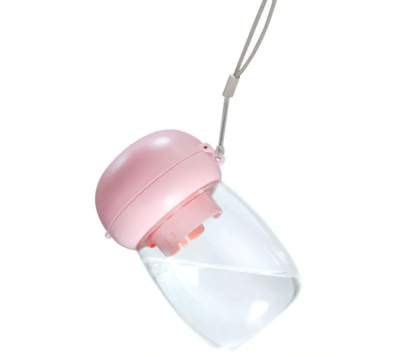 300/550ml Portable Food Grade Material Dog Cat Travel Pet Water Cup Feeding With Lanyard For Small Medium Cats Dogs Pet Supplies