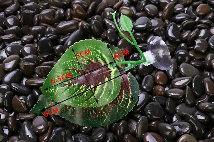 1pcs Fish Tank Artificial Leaf Fish Rest Bed Decor Aquarium Decoration Floating Bed Leaf Hammock FightingPerch Betta Spawning