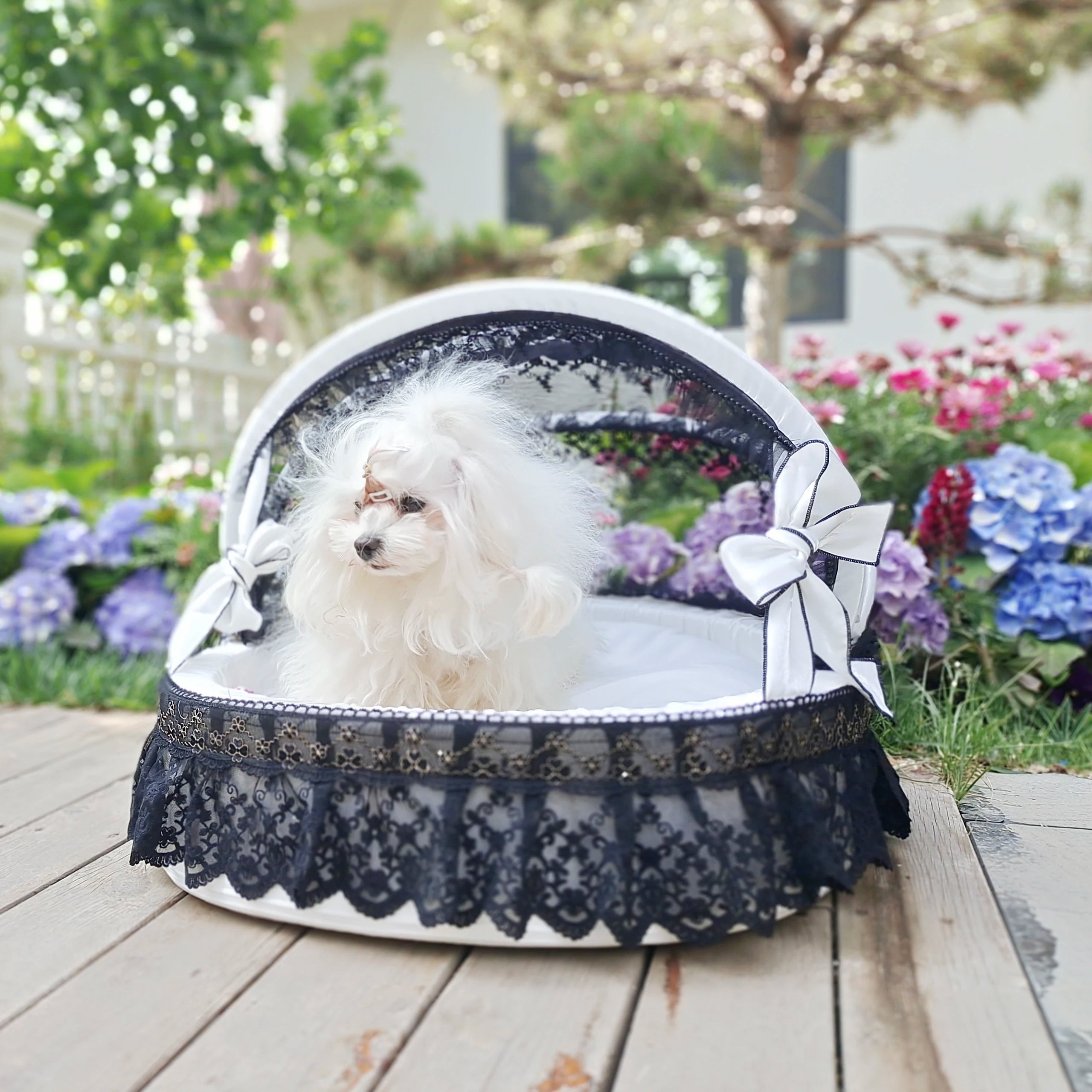 [Top Stream Cute Pet Artifact ] Dreamy Pet Home Light Color Series Pet Cradle Bed Detachable, Washable, Customized, Cat and Dog