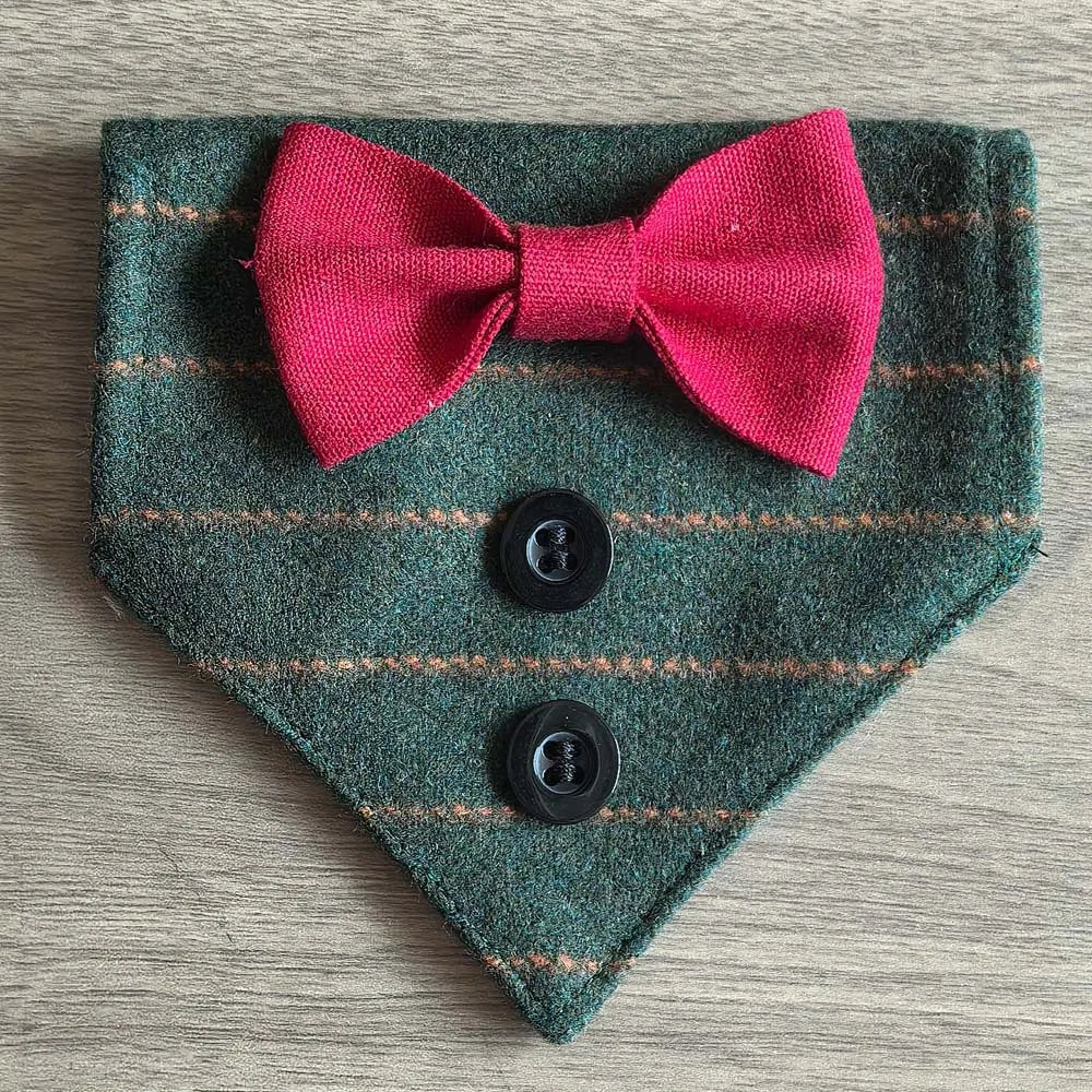Halloween Christmas Cat Handsome Bow Tie Triangle Scarf Collar Fashion Suit Pet Triangle Scarf