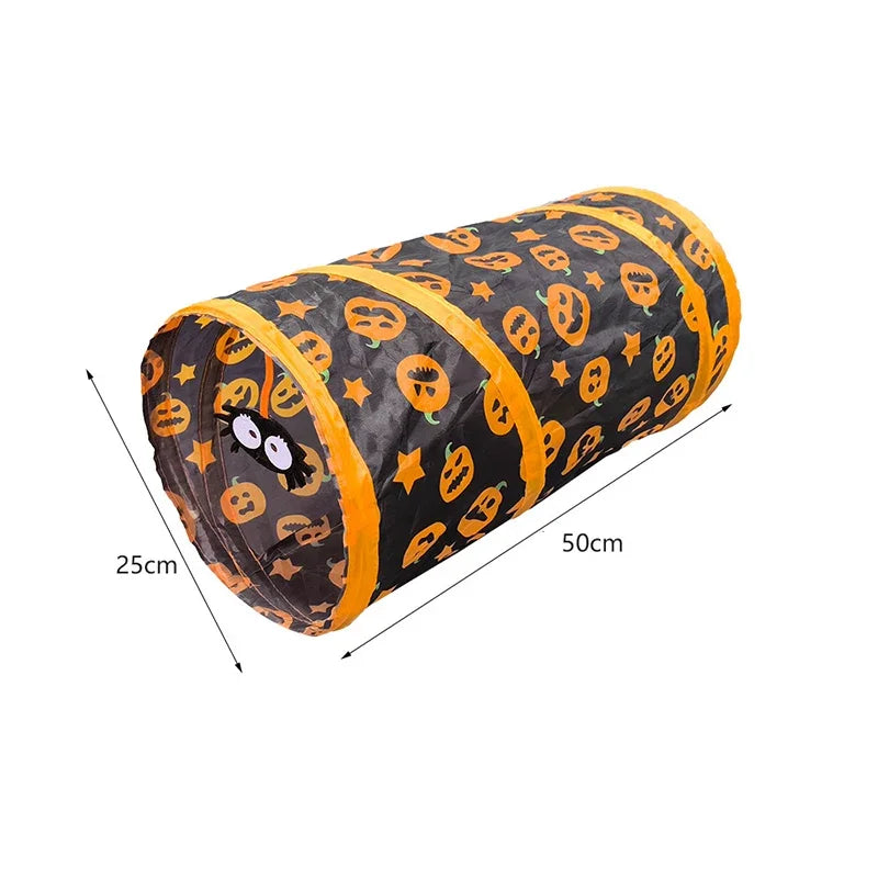 Collapsible Rainbow Cat Tunnel Pet Tube Play Toy Indoor Outdoor Kitty Puppy Toys for Puzzle Exercising Hiding Training Cat Toys