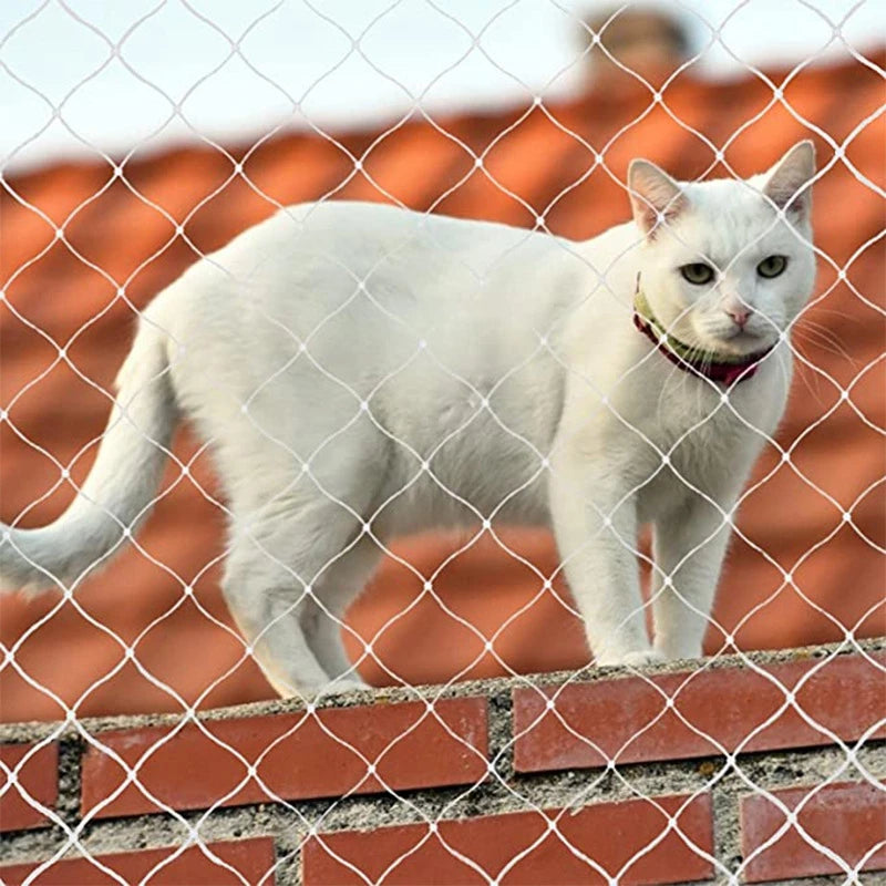 Cat Safety Protection Fence Pet Anti-Fall Netting Fence Cat Dog Nylon Protective Transparent Mesh Nylon Balcony Protective Fence