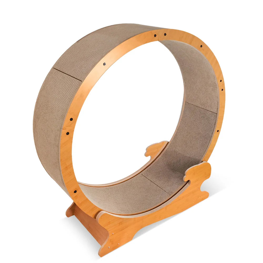Cat Running Wheel Cat Training Supplies Silent Cat Fitness Roller Corrugated Cat Scratcher Cat Scratching Board Replaceable